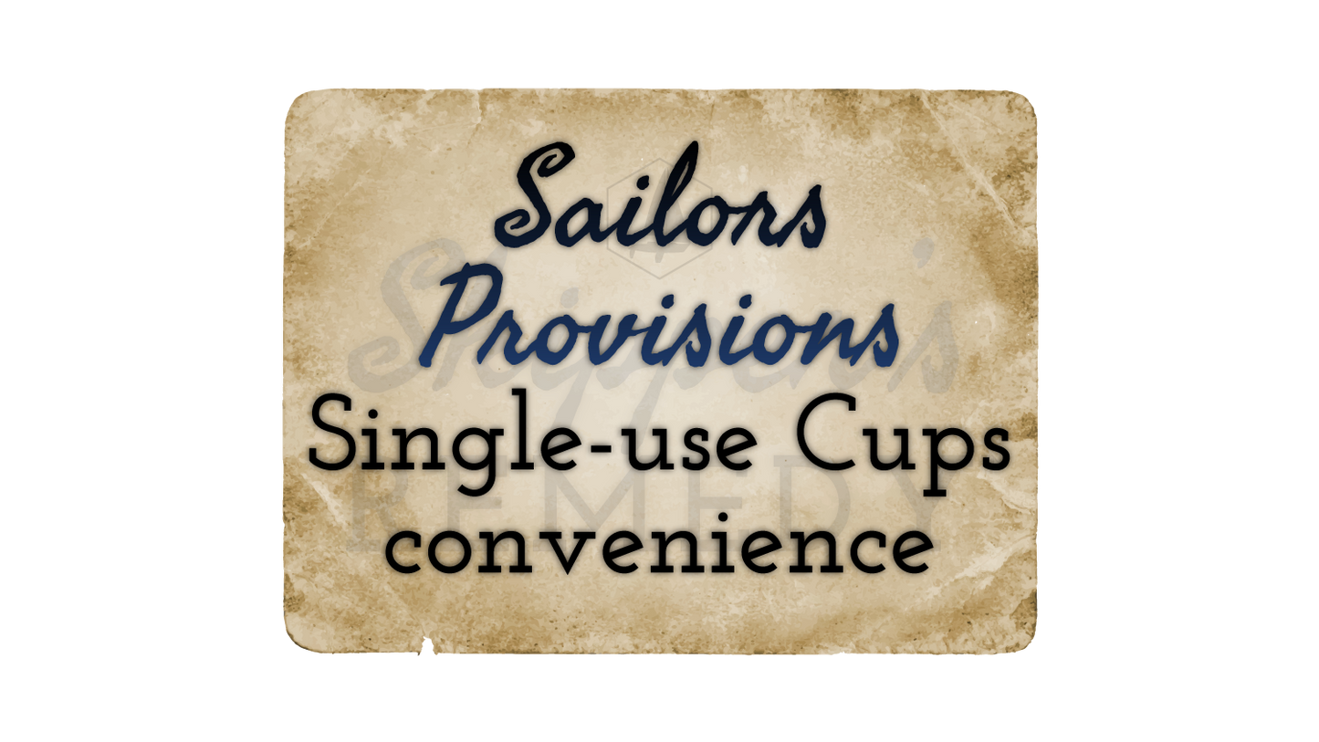 Sailors Provisions: Single-Use Cups Convenience Bundle