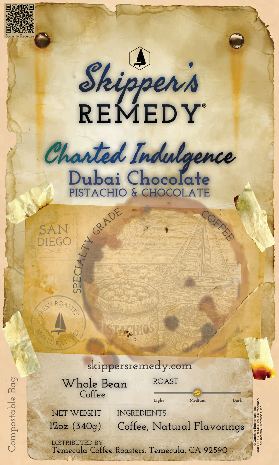 Charted Indulgence - Dubai Chocolate