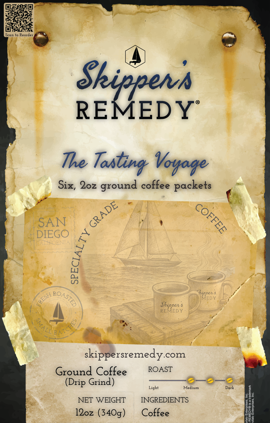 The Tasting Voyage: 6 roast sampler