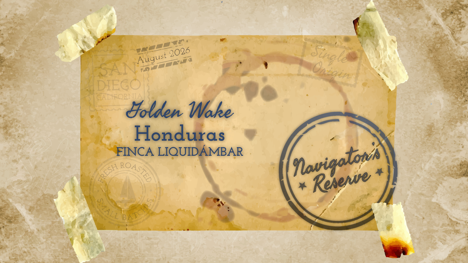 Golden Wake – Honduras, Finca Liquidámbar: Leave a Lasting Wake [Navigator's Reserve: August 2026]