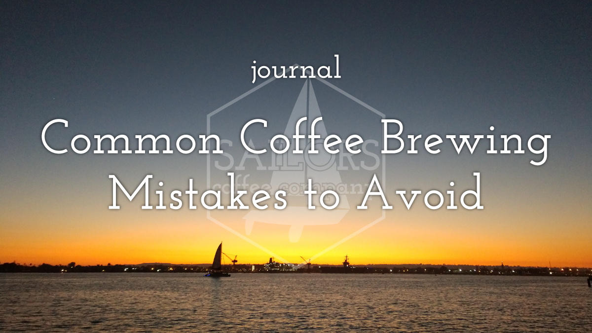Journal - Common Coffee Brewing Mistakes to Avoid