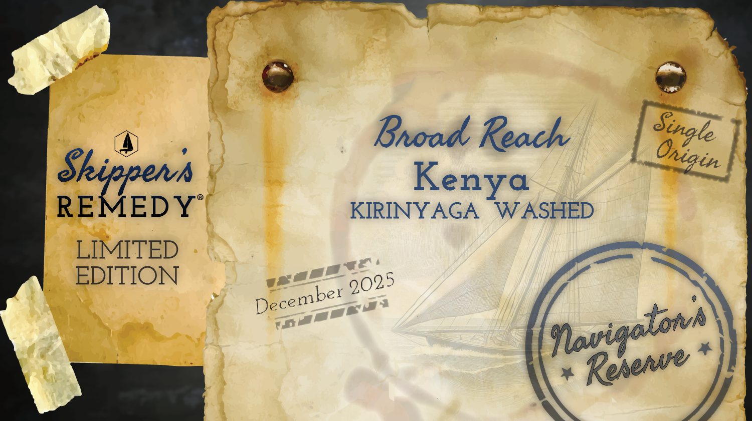 Broad Reach - Kenya Kirinyaga Washed, Navigator's Reserve: Coffee of the Month –  December 2025