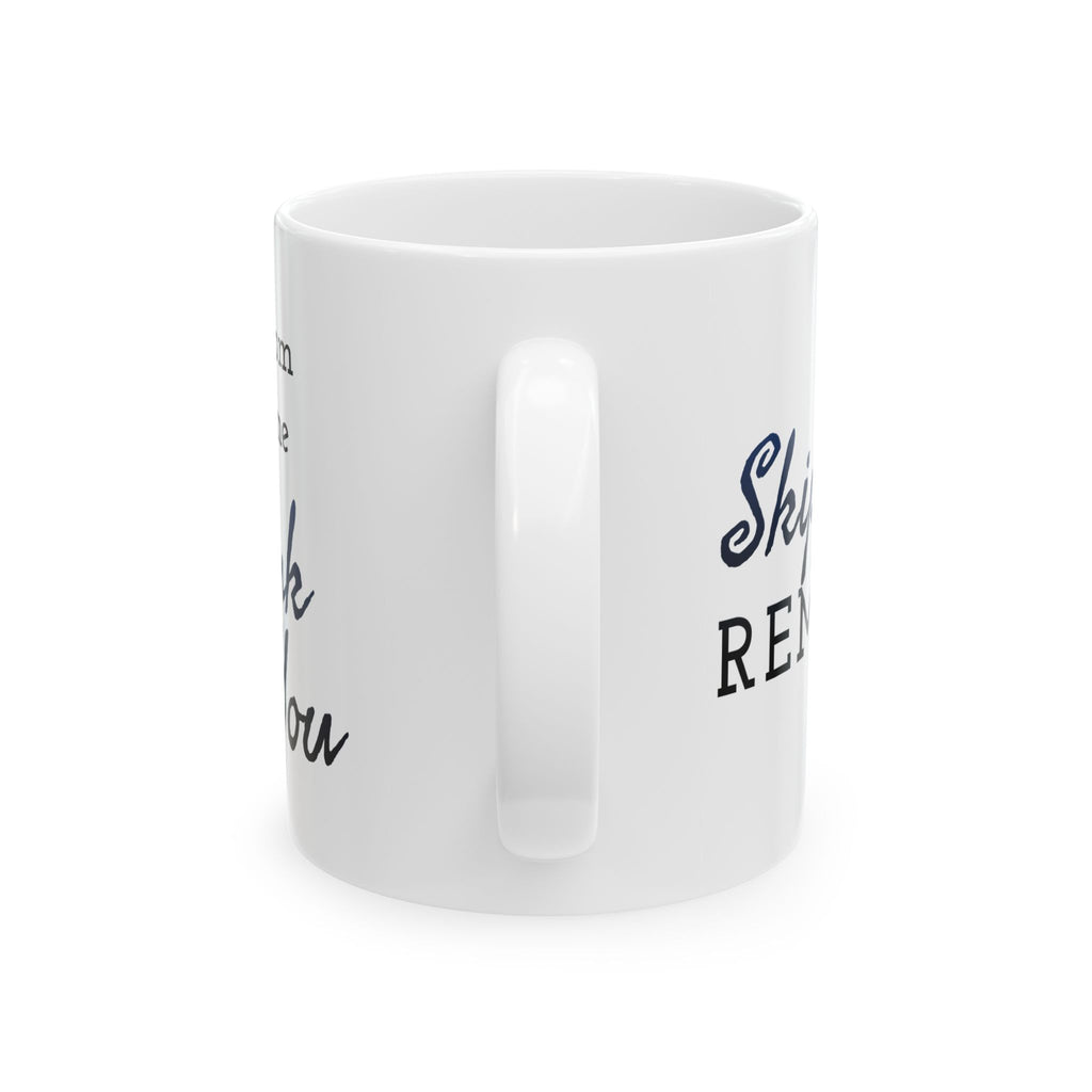 Custom Name, Thank You - 11oz/15oz Ceramic Coffee Mug (Personalize)
