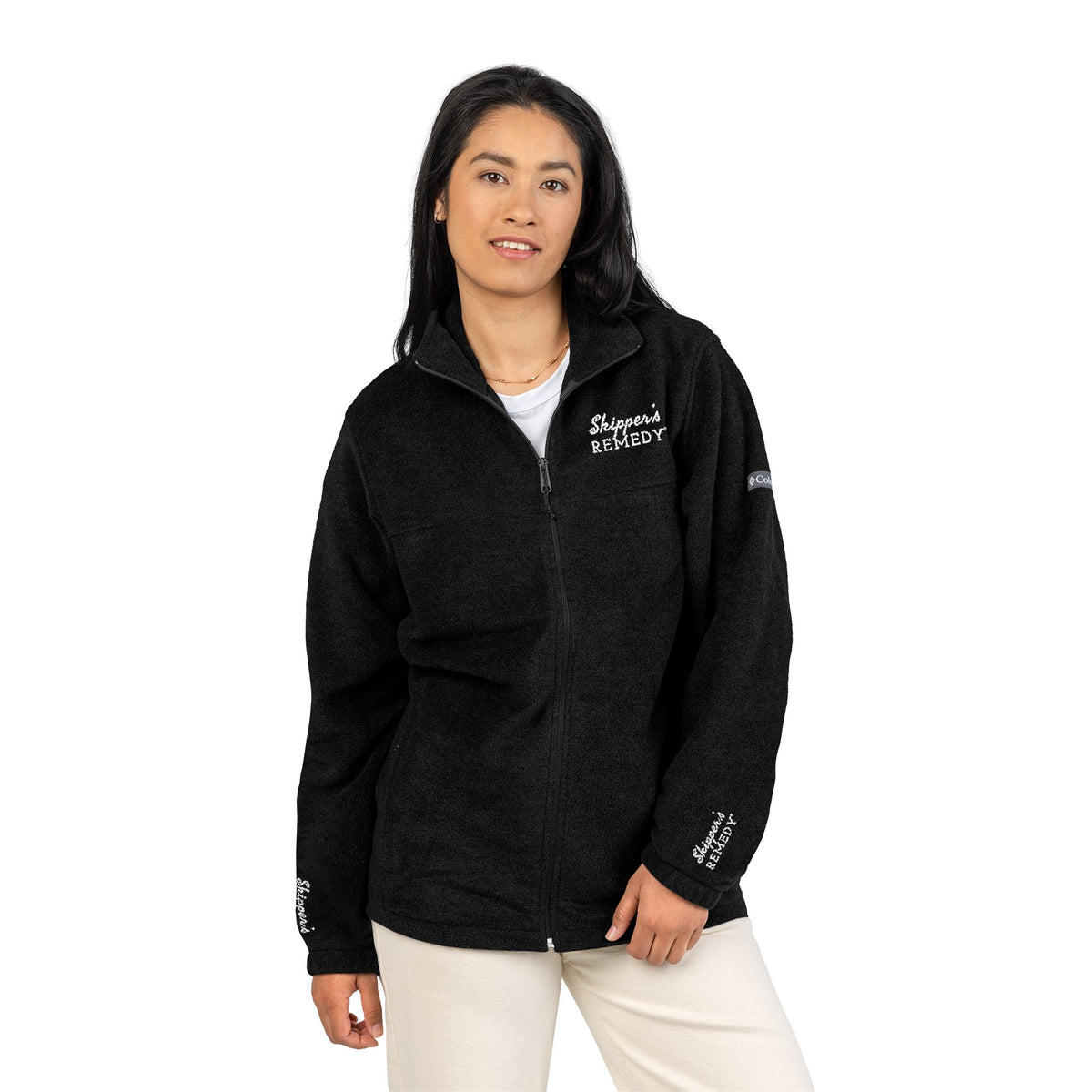 Columbia Fleece Jacket – Embroidered Outdoor Adventure Design
