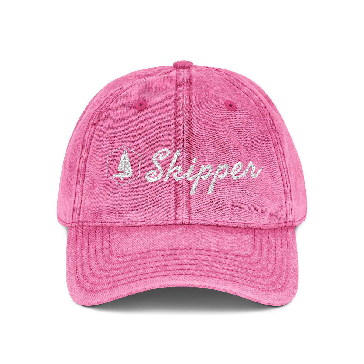 “Skipper” Embroidered Vintage Cap