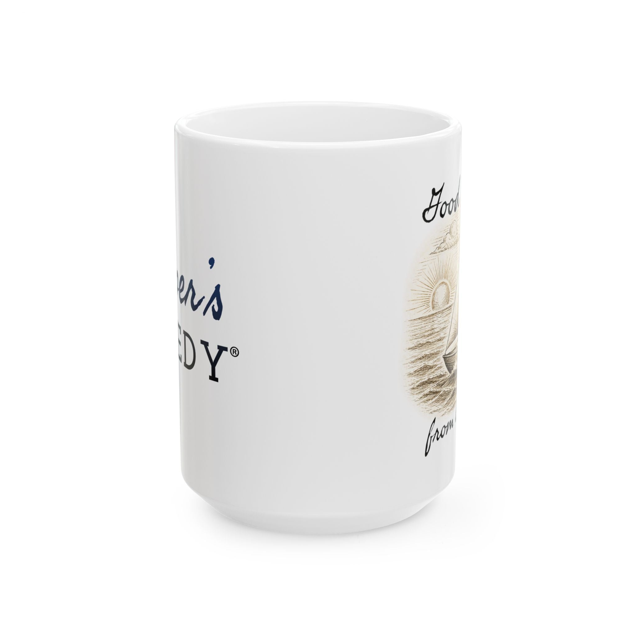 Good Feelings from A to Sea - 11oz/15oz Ceramic Coffee Mug