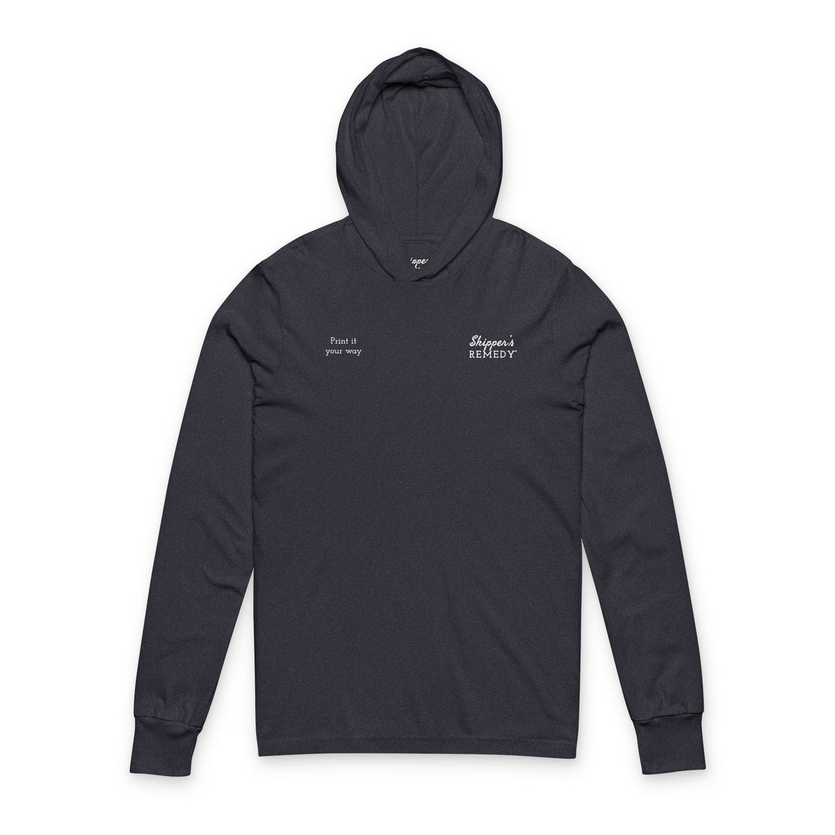 Sailing Crew Deckhand Hooded Long Sleeve Tee - Personalizable