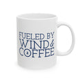 Fueled by Wind & Coffee 11oz/15oz Ceramic Coffee Mug