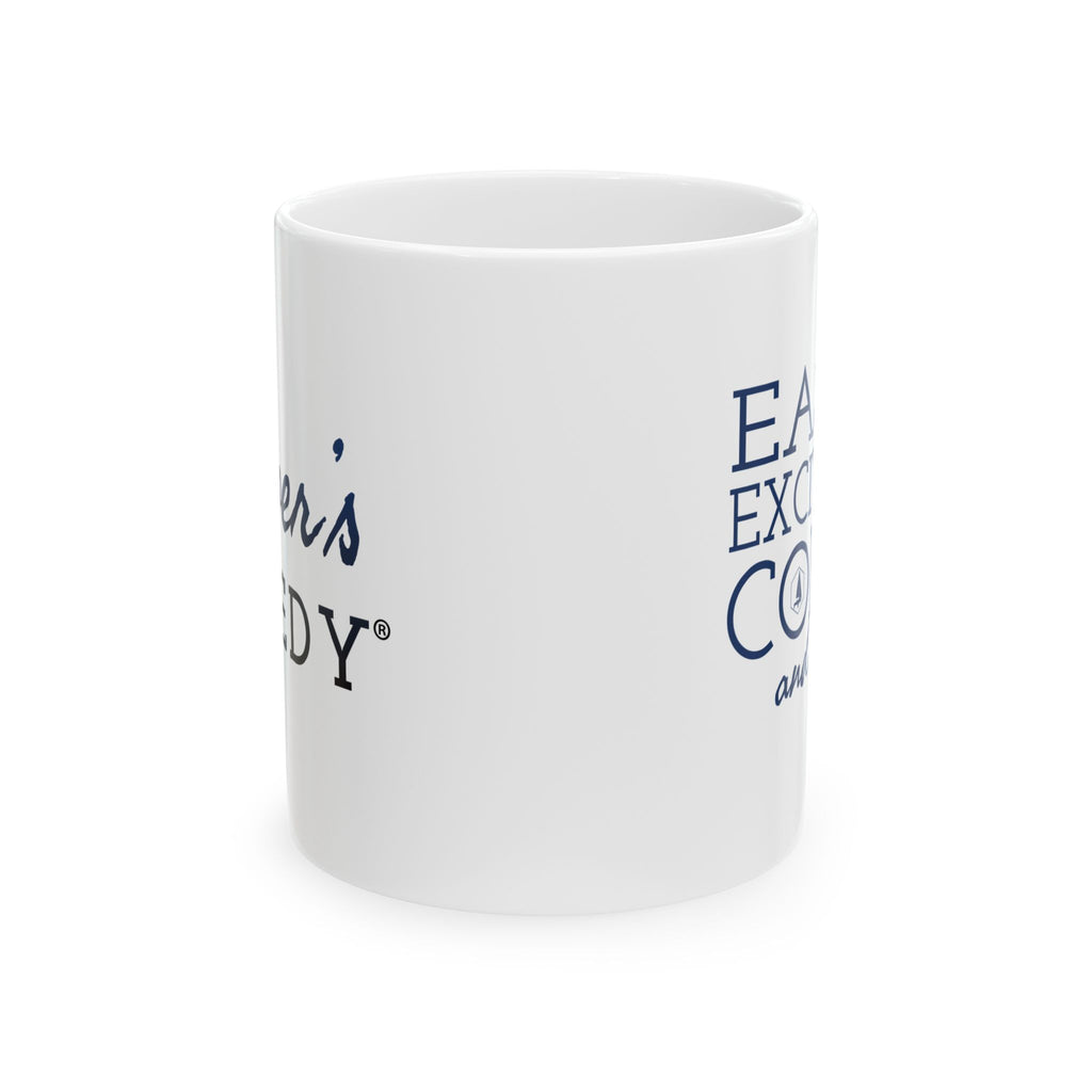 Easily Excited by Coffee and Sailing - 11oz/15oz Ceramic Coffee Mug