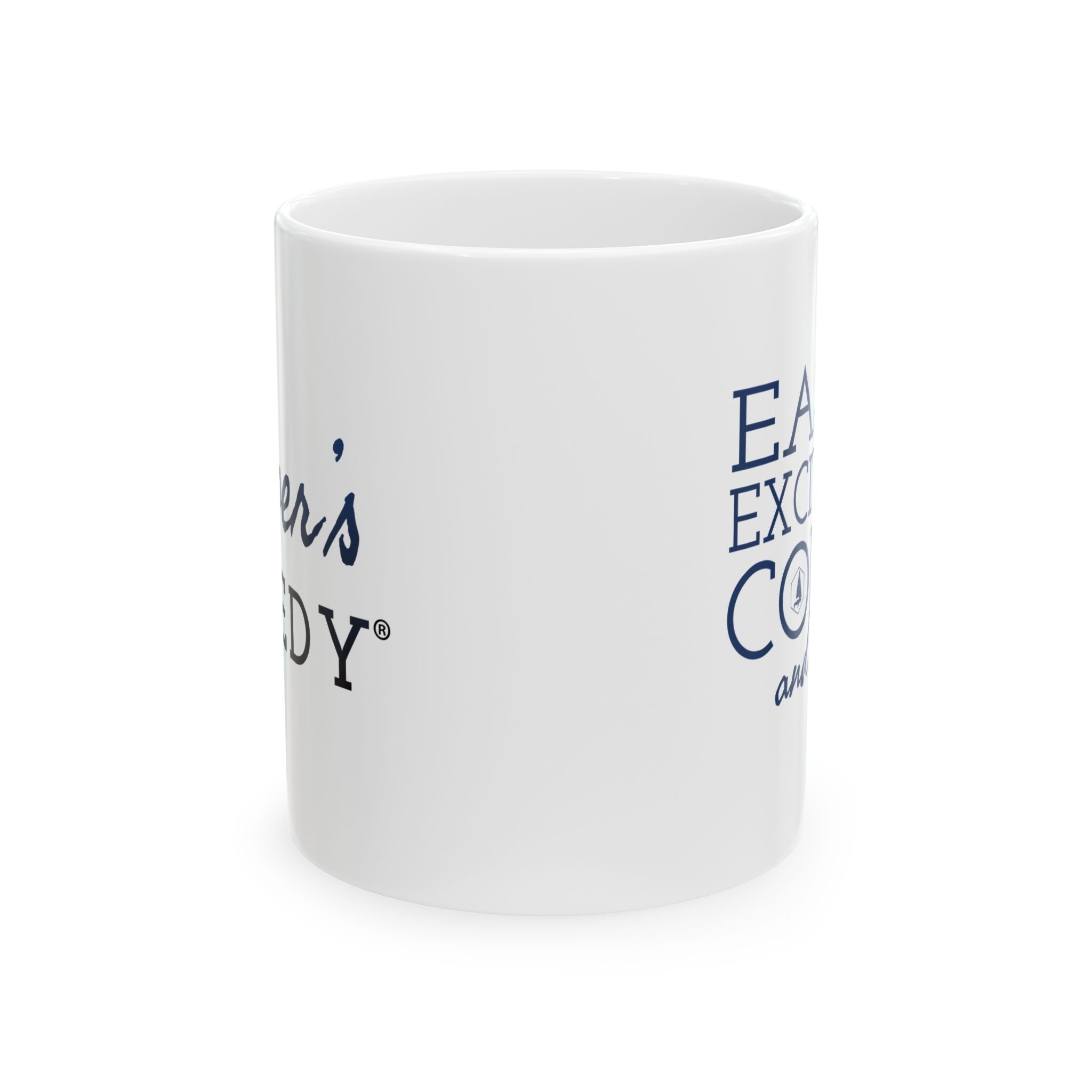 Easily Excited by Coffee and Sailing - 11oz/15oz Ceramic Coffee Mug