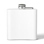 Stainless Steel Flask, 6oz - Engraving, Personalizable