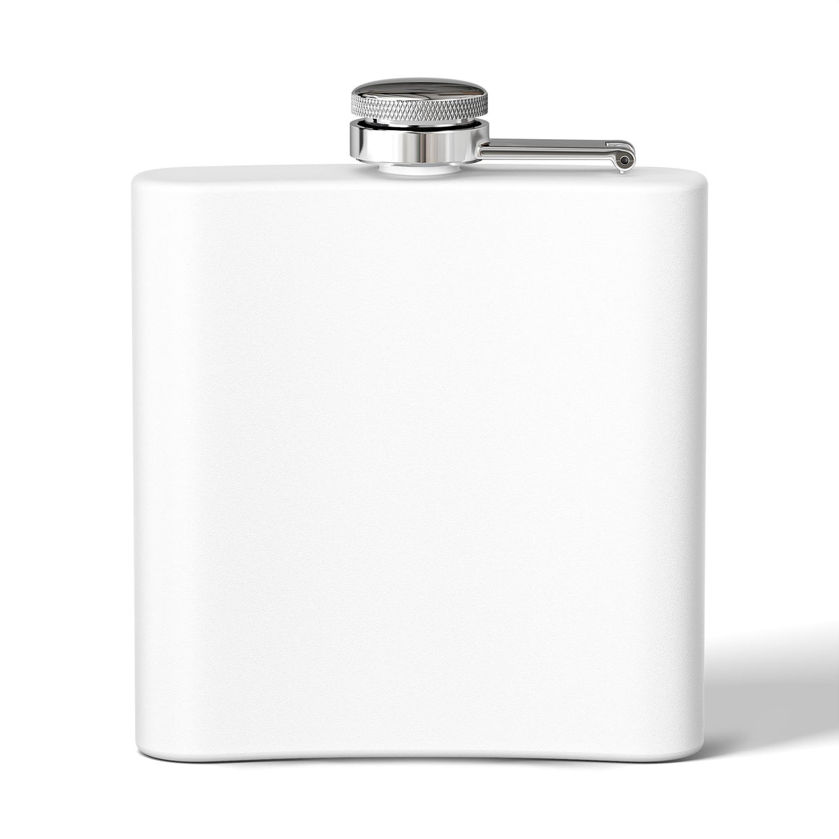 Stainless Steel Flask, 6oz - Engraving, Personalizable
