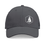 Embroidered Sailboat Emblem Baseball Cap