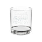 Engraved Rocks Glass