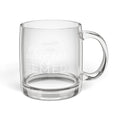 Engraved Glass Coffee Mug - Personalizable
