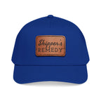 Mid Profile Baseball Cap with Leather Patch