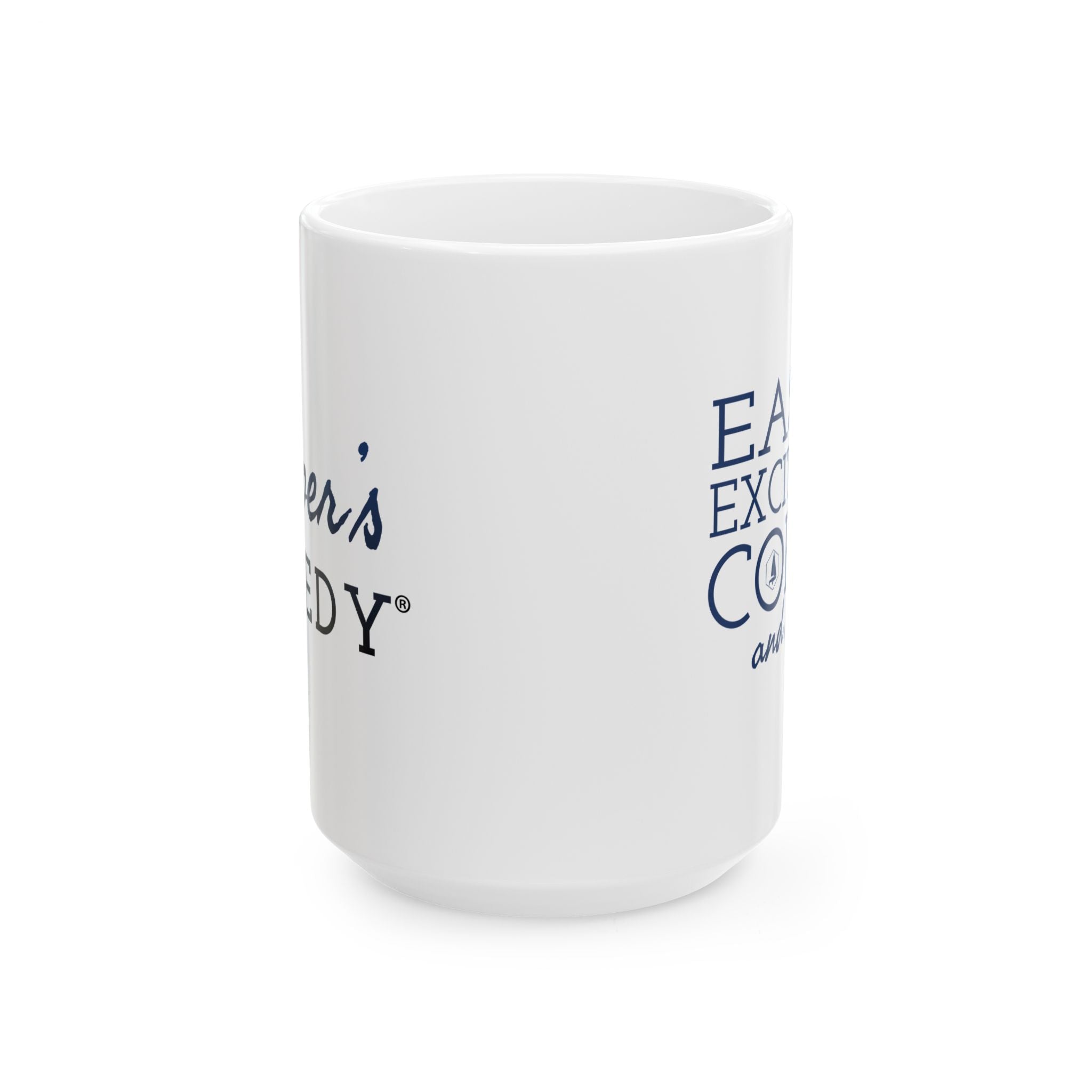 Easily Excited by Coffee and Sailing - 11oz/15oz Ceramic Coffee Mug