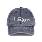 “Skipper” Embroidered Vintage Cap