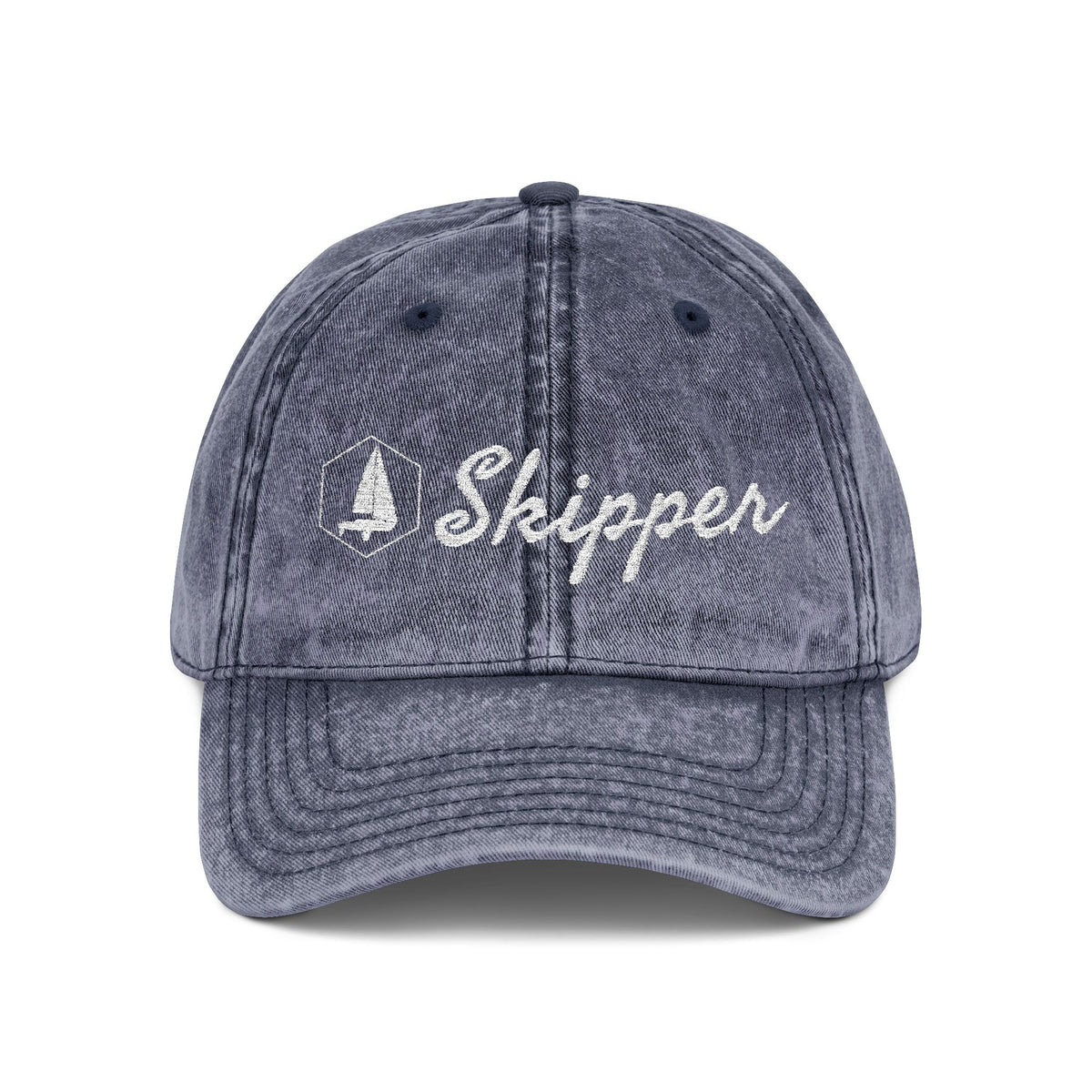 “Skipper” Embroidered Vintage Cap