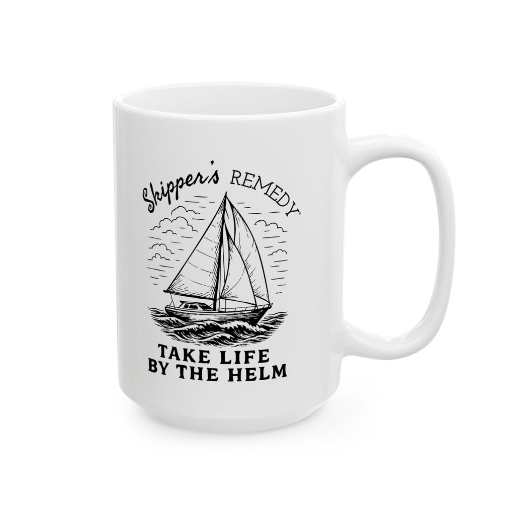 Take Life By the Helm - 11oz/15oz Ceramic Coffee Mug