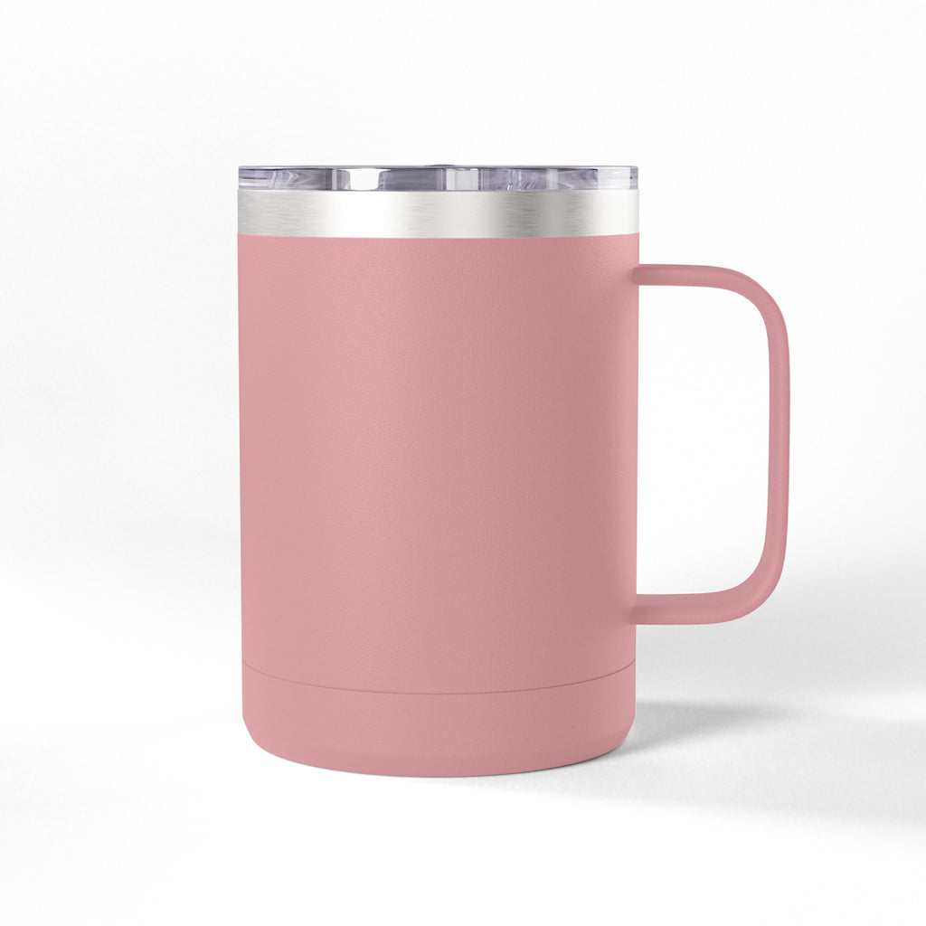 Engraved 15oz Coral Travel Mug Tumbler - Personalizable