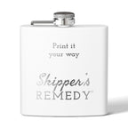 Stainless Steel Flask, 6oz - Engraving, Personalizable