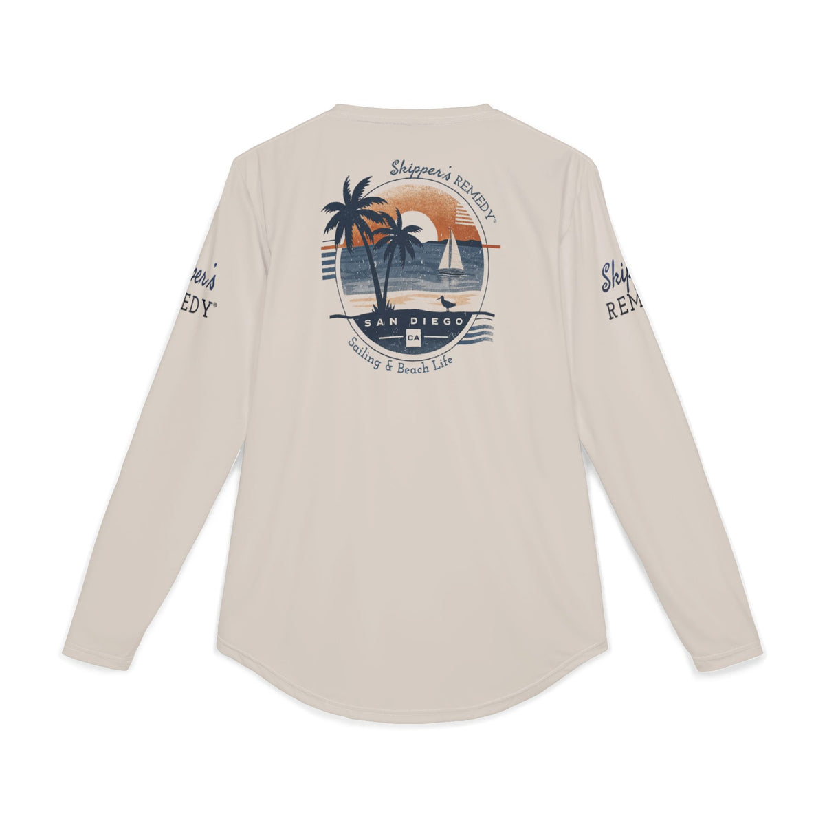 San Diego Sailing & Beach Life - Long Sleeve UPF 50 UV protection Shirt