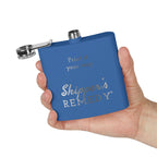 Stainless Steel Flask, 6oz - Engraving, Personalizable