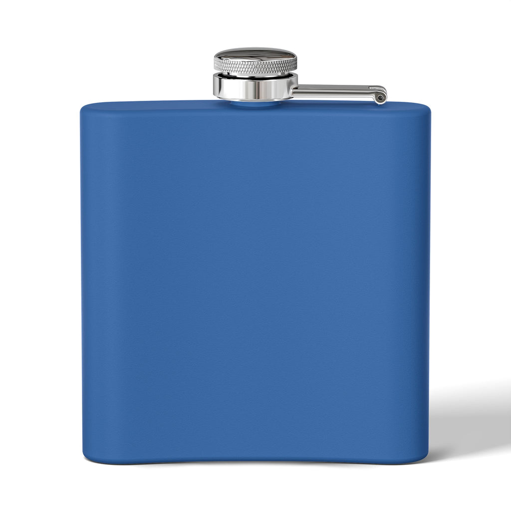 Stainless Steel Flask, 6oz - Engraving, Personalizable