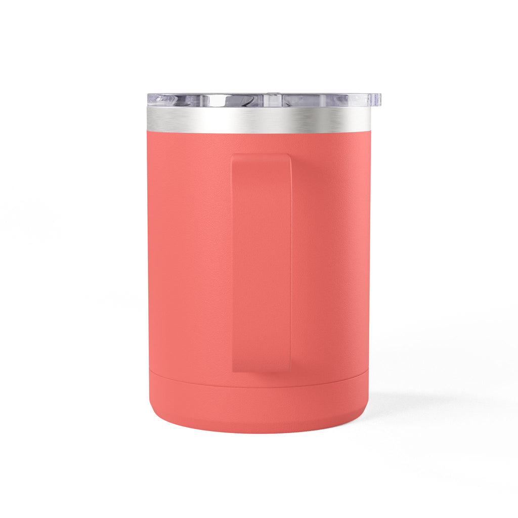 Engraved 15oz Coral Travel Mug Tumbler - Personalizable