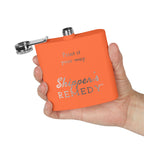 Stainless Steel Flask, 6oz - Engraving, Personalizable