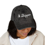 “Skipper” Embroidered Vintage Cap