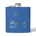 Stainless Steel Flask, 6oz - Engraving, Personalizable