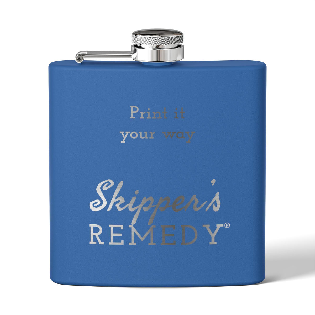 Stainless Steel Flask, 6oz - Engraving, Personalizable