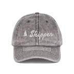 “Skipper” Embroidered Vintage Cap