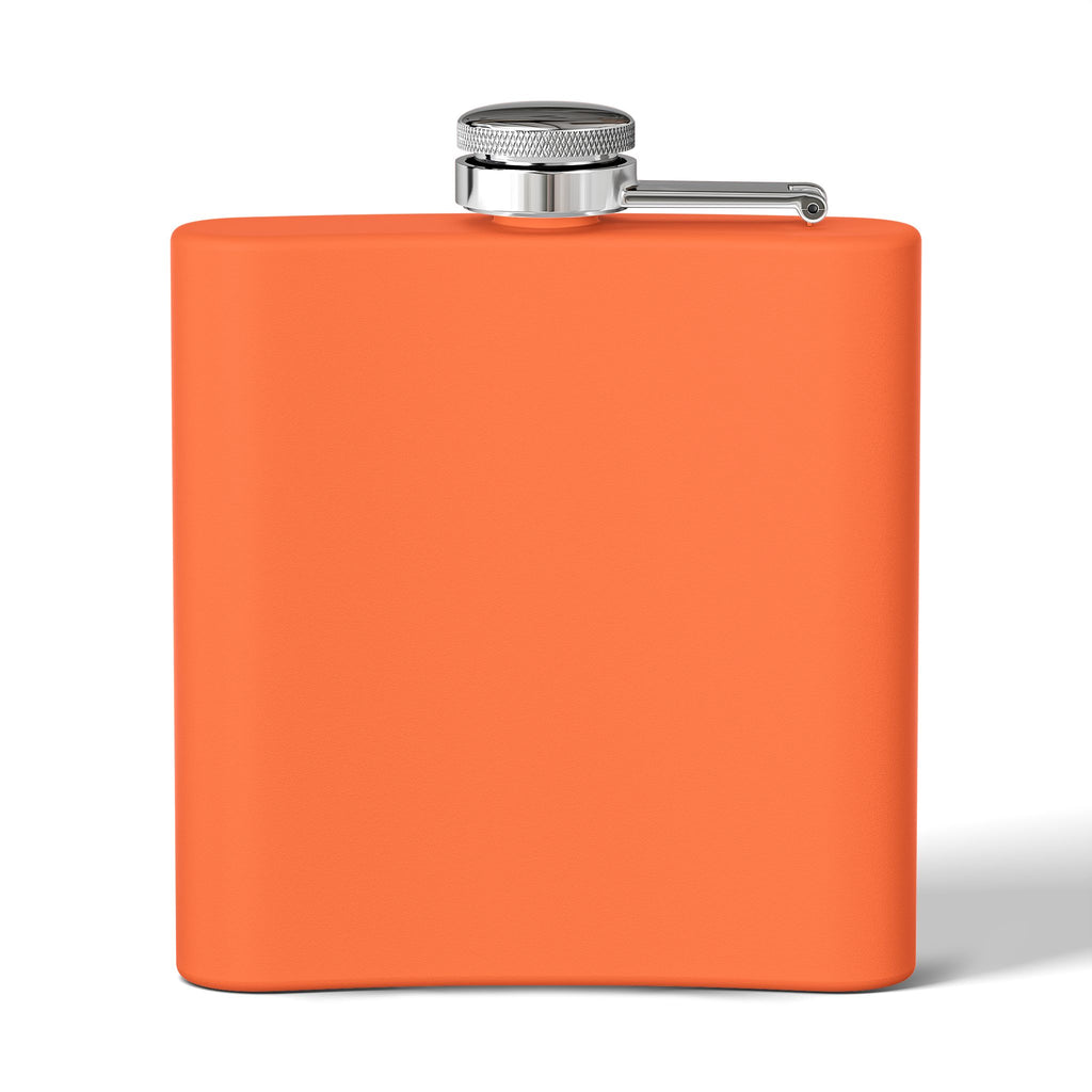 Stainless Steel Flask, 6oz - Engraving, Personalizable