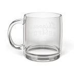 Engraved Glass Coffee Mug - Personalizable