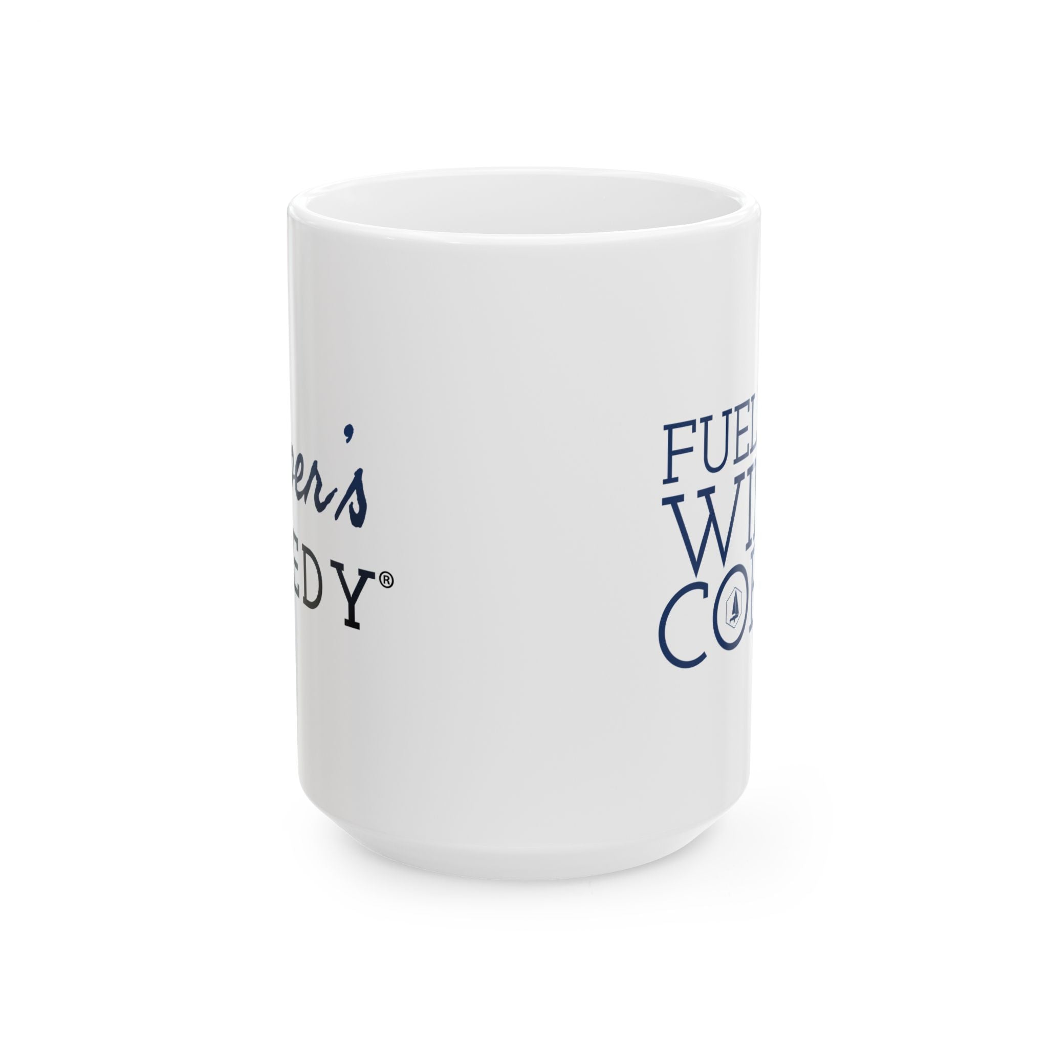 Fueled by Wind & Coffee 11oz/15oz Ceramic Coffee Mug