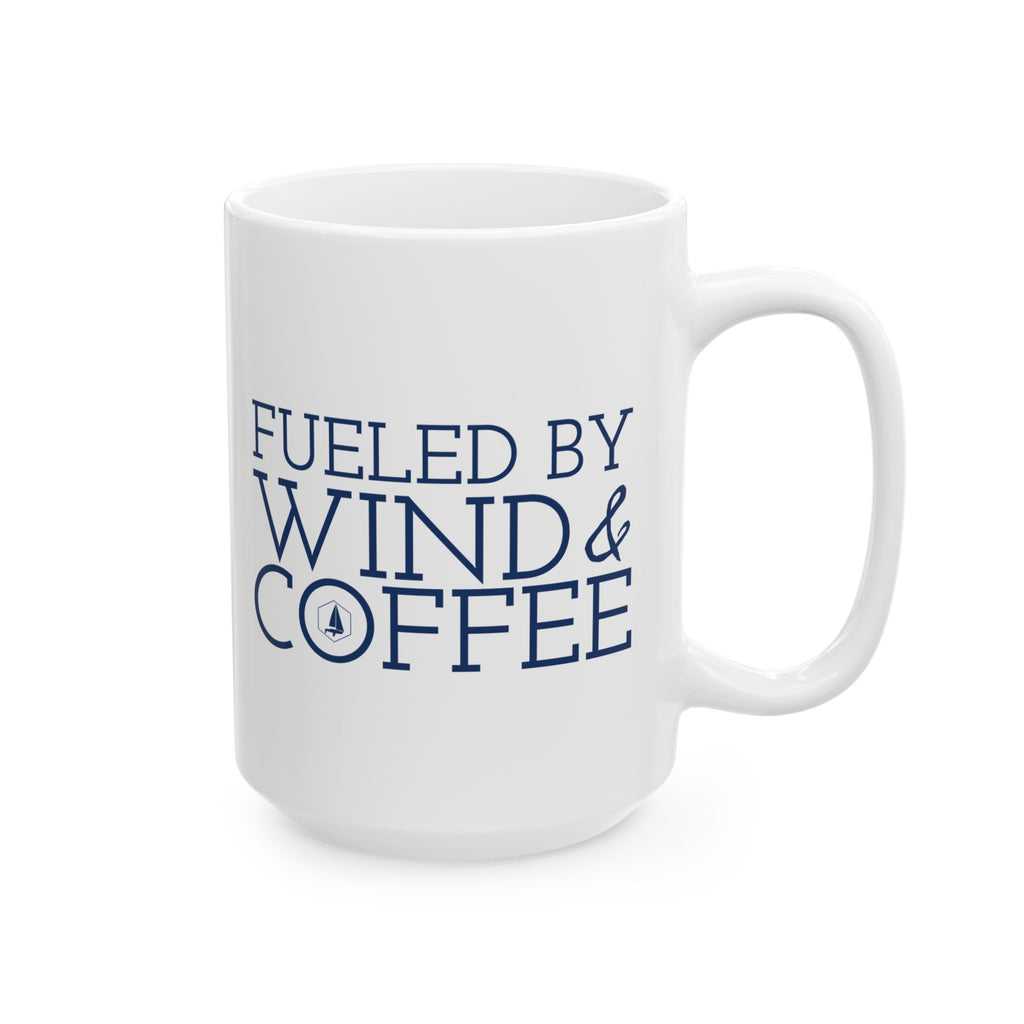 Fueled by Wind & Coffee 11oz/15oz Ceramic Coffee Mug