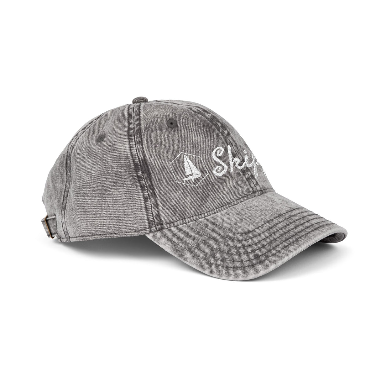“Skipper” Embroidered Vintage Cap