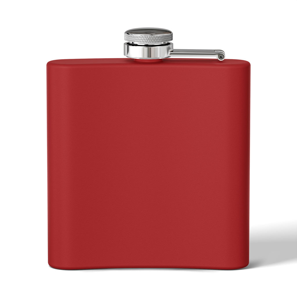 Stainless Steel Flask, 6oz - Engraving, Personalizable