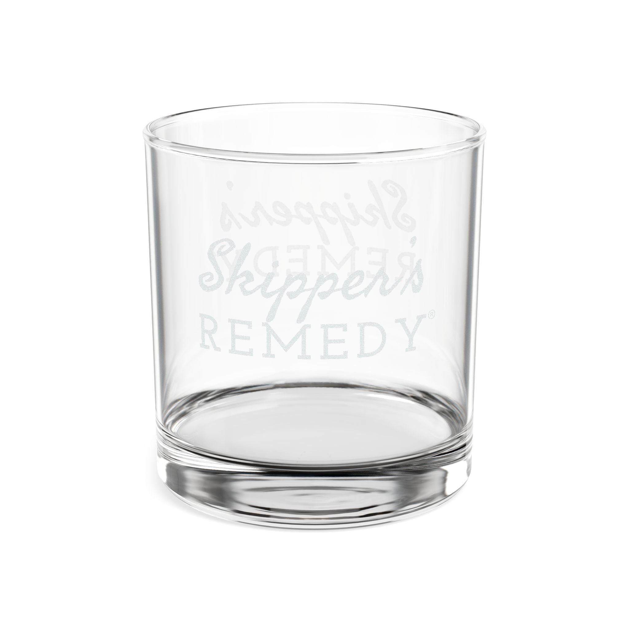 Engraved Rocks Glass