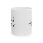 I go with the flow... Wind, Current, and Caffeine - 11oz/15oz Ceramic Coffee Mug
