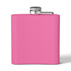 Stainless Steel Flask, 6oz - Engraving, Personalizable