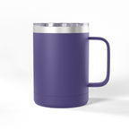 Engraved 15oz Coral Travel Mug Tumbler - Personalizable