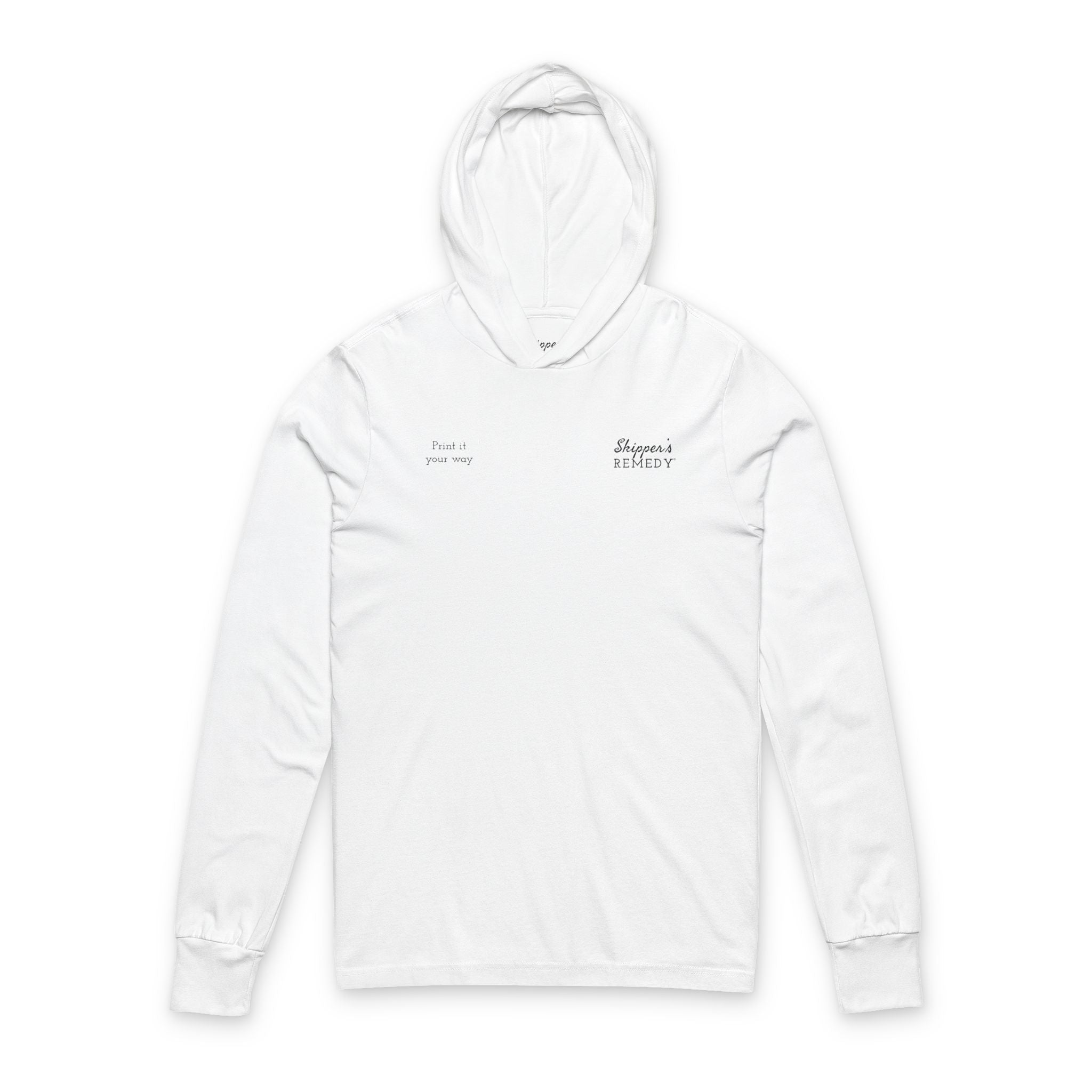 Sailing Crew Deckhand Hooded Long Sleeve Tee - Personalizable