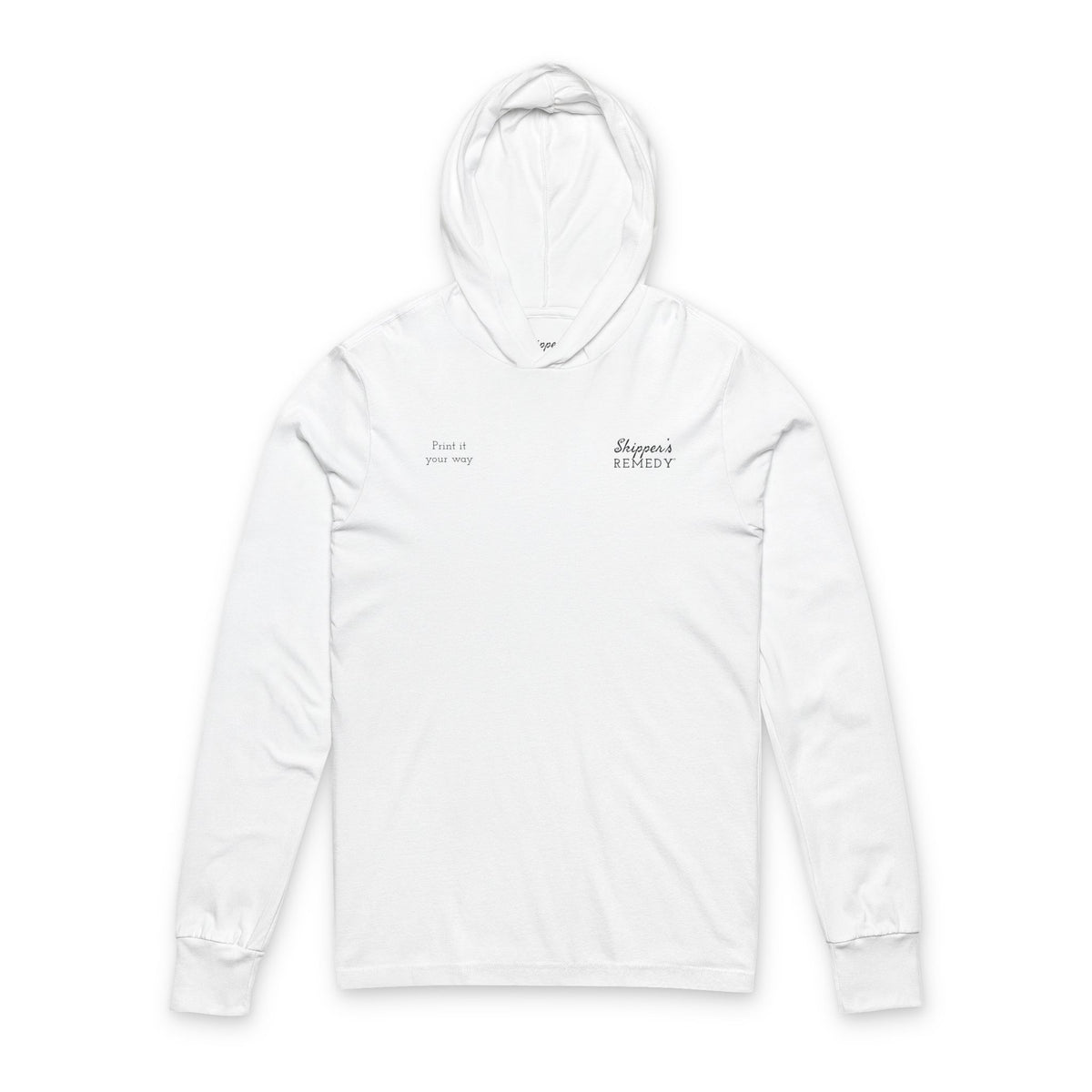Sailing Crew Deckhand Hooded Long Sleeve Tee - Personalizable