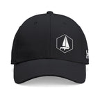 Embroidered Sailboat Emblem Baseball Cap