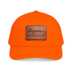 Mid Profile Baseball Cap with Leather Patch