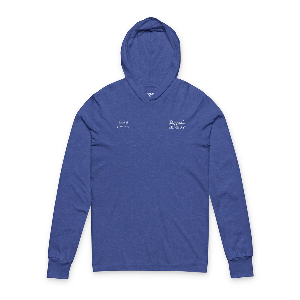 Sailing Crew Deckhand Hooded Long Sleeve Tee - Personalizable